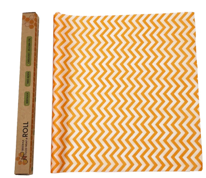 Reusable Beeswax Food Wraps | Eco-Friendly Plastic Wrap Alternative for Food Storage — Set of 3