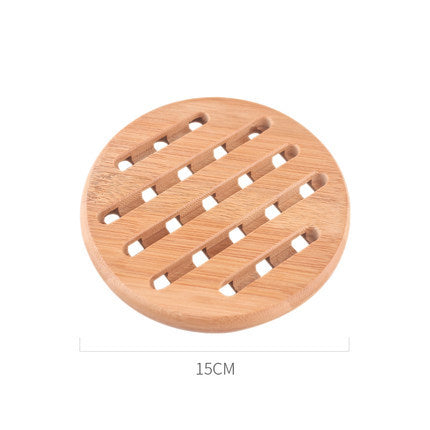 Bamboo Dining Table Mats | Heat-Resistant Trivets & Placemats Set — Eco-Friendly Non-Slip Table Protectors