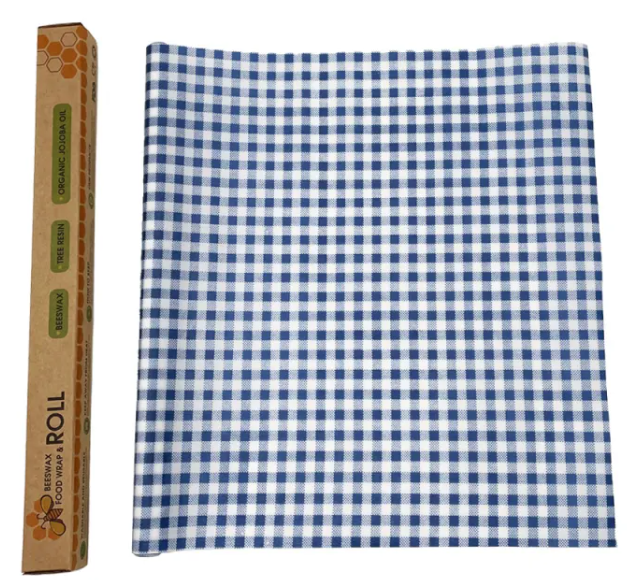 Reusable Beeswax Food Wraps | Eco-Friendly Plastic Wrap Alternative for Food Storage — Set of 3